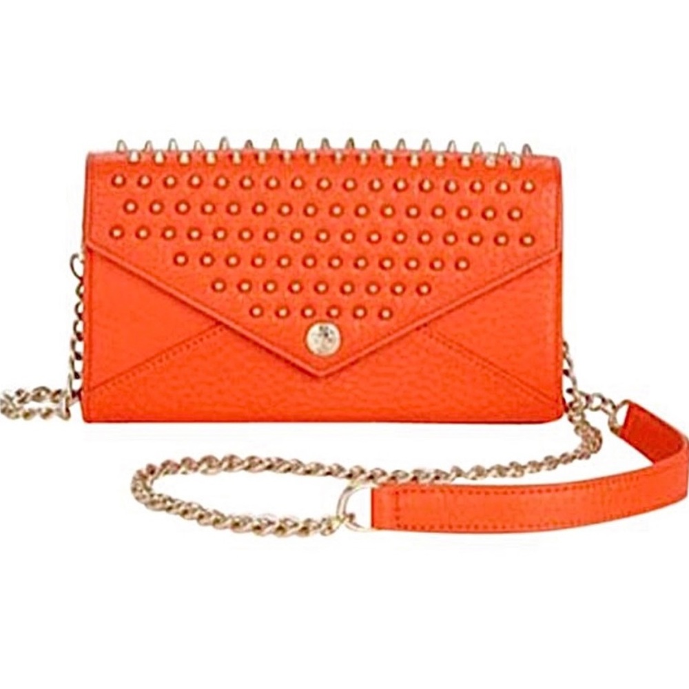 Rebecca Minkoff Orange Studded Crossbody Bag